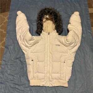 The north face top of the line puffer jacket/coat, freshly dry, clean size M